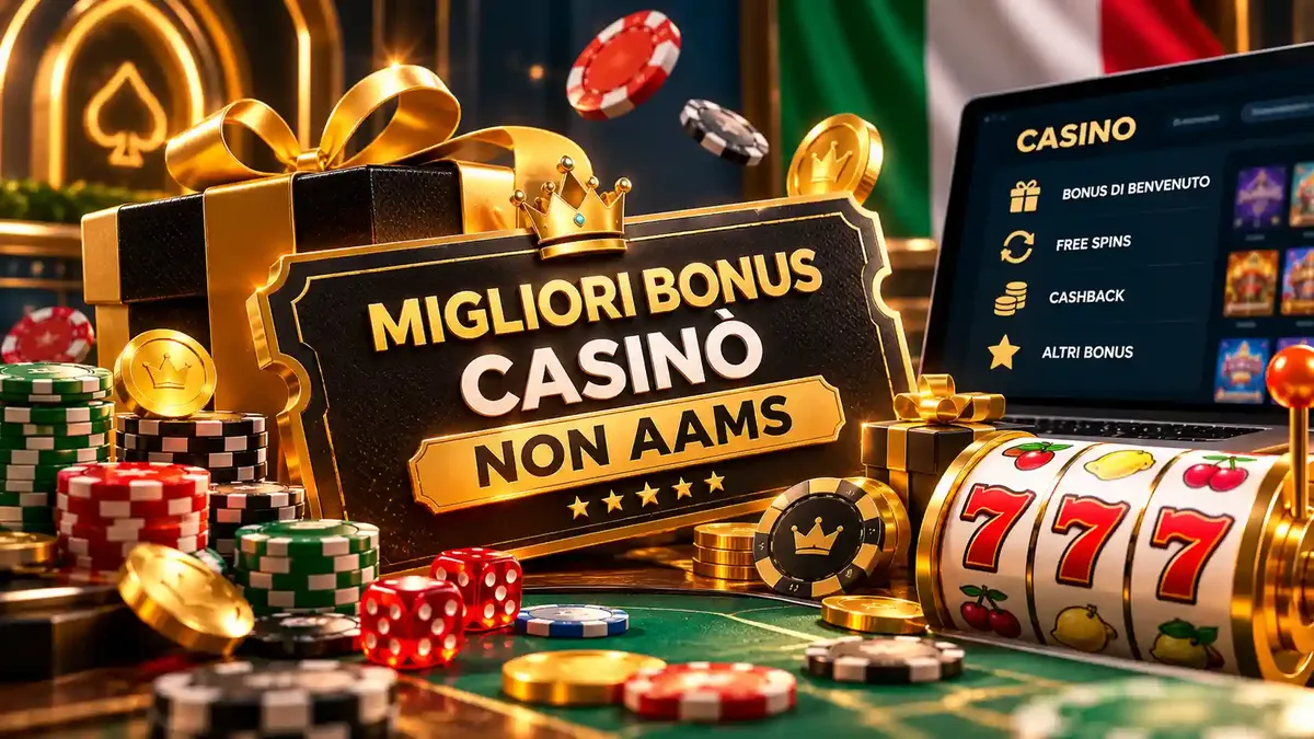 Migliori bonus casinò NON AAMS