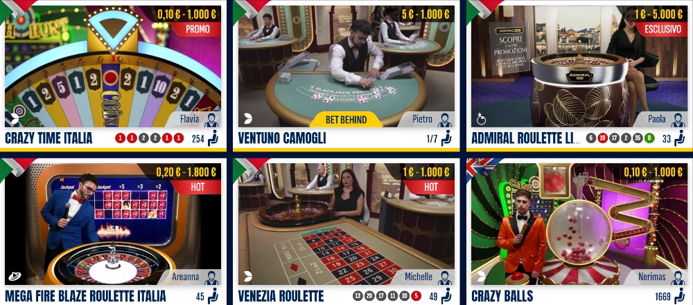 Live Casino AdmiralYes