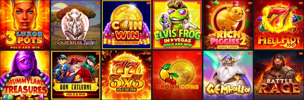 Slot machine disponibili su GoldenStar Casino