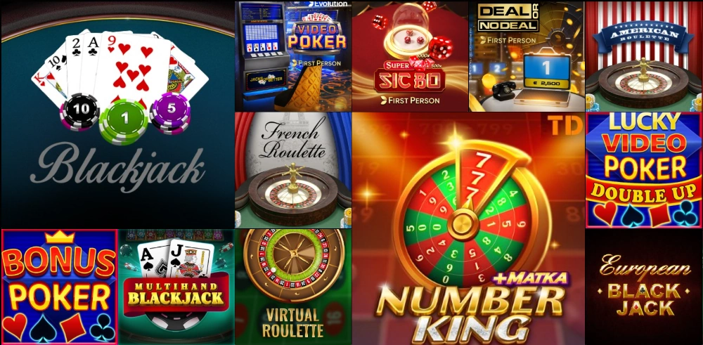 Giochi da tavolo su Gratowin Casino