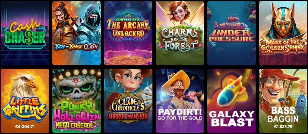 Slot machine disponibili su Midas Casino
