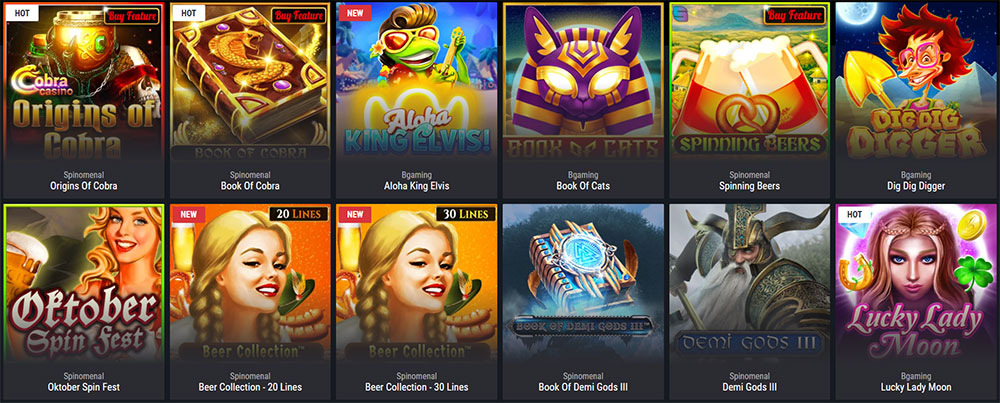 Cobra Casino Slots