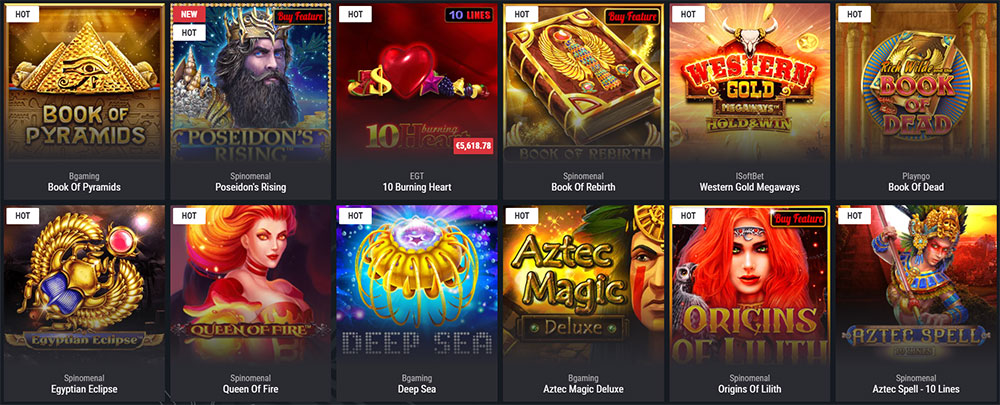 Cobra Casino Giochi Popolari