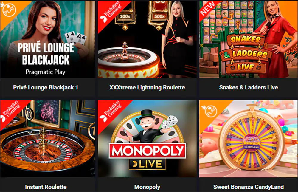 Casinò Freshbet dal vivo