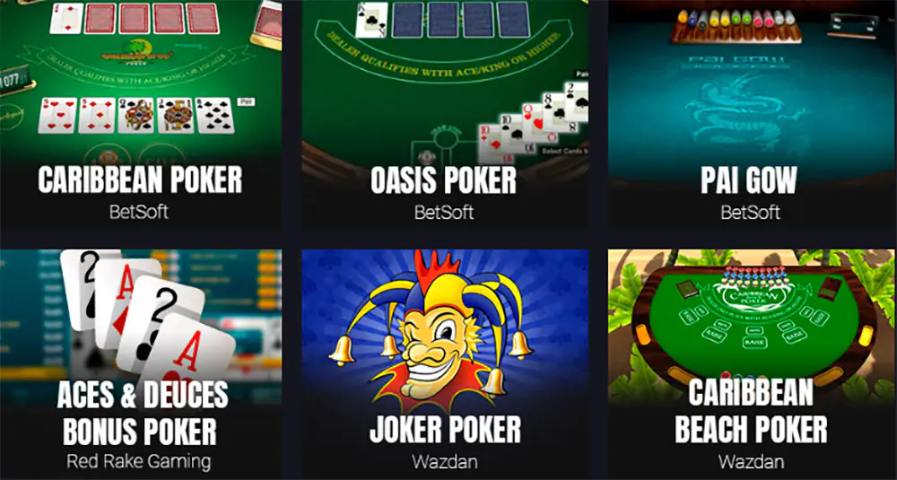 Poker del casinò Freshbet