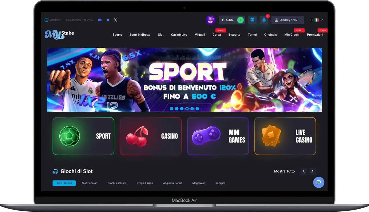 Recensione MyStake Casino con bonus e giochi disponibili online