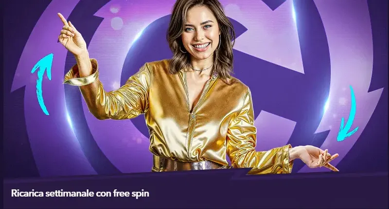 Rifornimento settimanale con giri gratuiti sul sito web Naobet