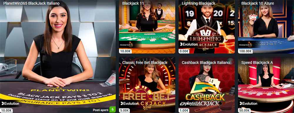 Live Casino Planetwin365
