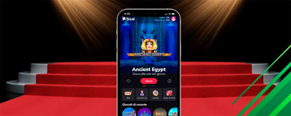L'applicazione mobile di Sisal Casino