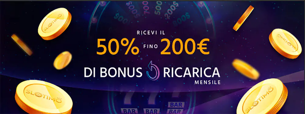 Slotimo Casino Bonus di deposito