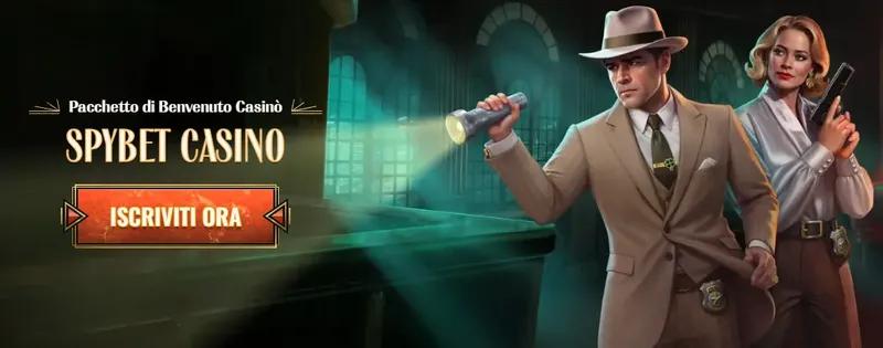 Pacchetto bonus di benvenuto del casinò online SpyBet
