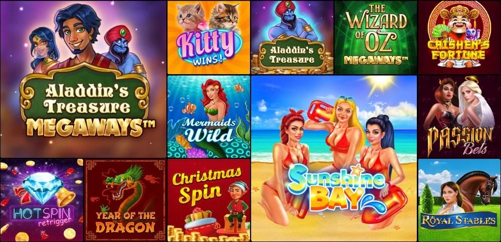 Slot machine disponibili su WinSpark Casino