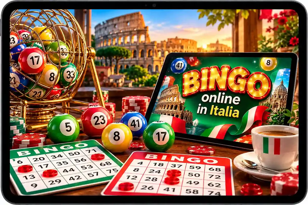 Bingo online in Italia con cartelle e palline numerate