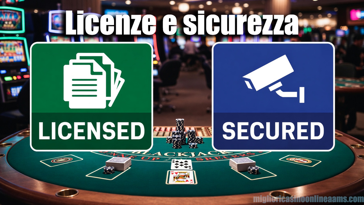 Licenze e sicurezza nei casinò online di blackjack