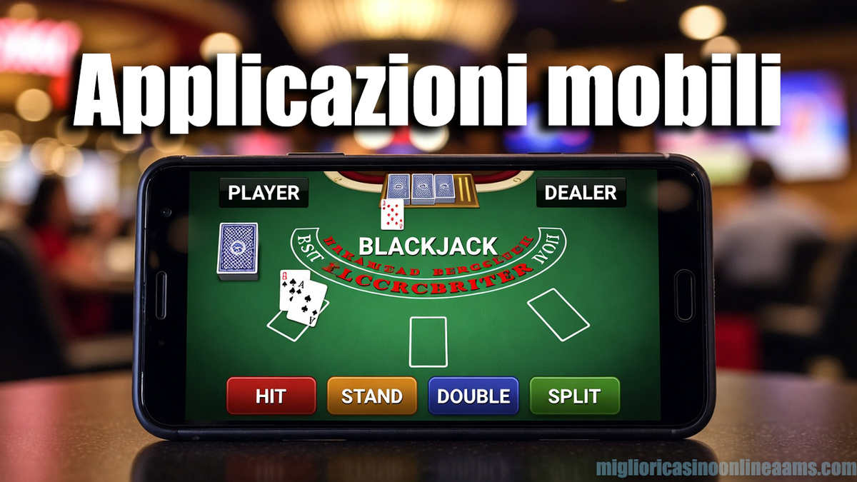 Applicazione mobile per giocare a blackjack