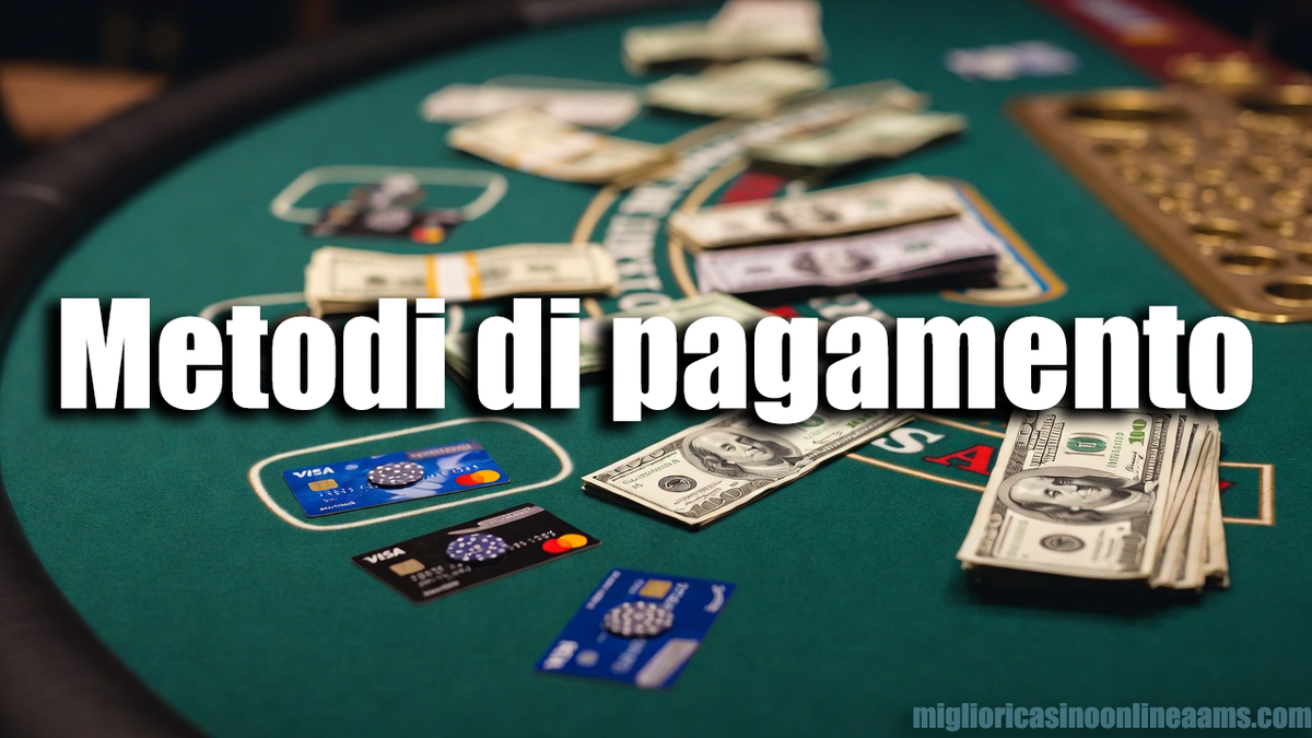 Metodi di pagamento per il blackjack online