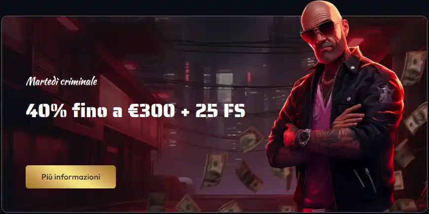 Gangsta Casino Martedì criminale