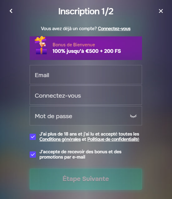 SG Casino Registrazione